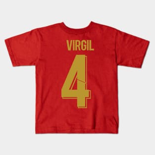 Van Dijk Prem winner Gold Kids T-Shirt